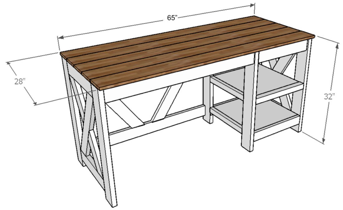 diy-desk 20 DIY Projects to Improve Your Freelance Office design tips 