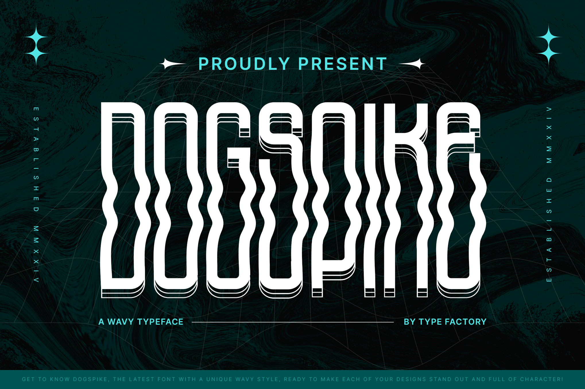 Dogspike - Wavy Distorted Font