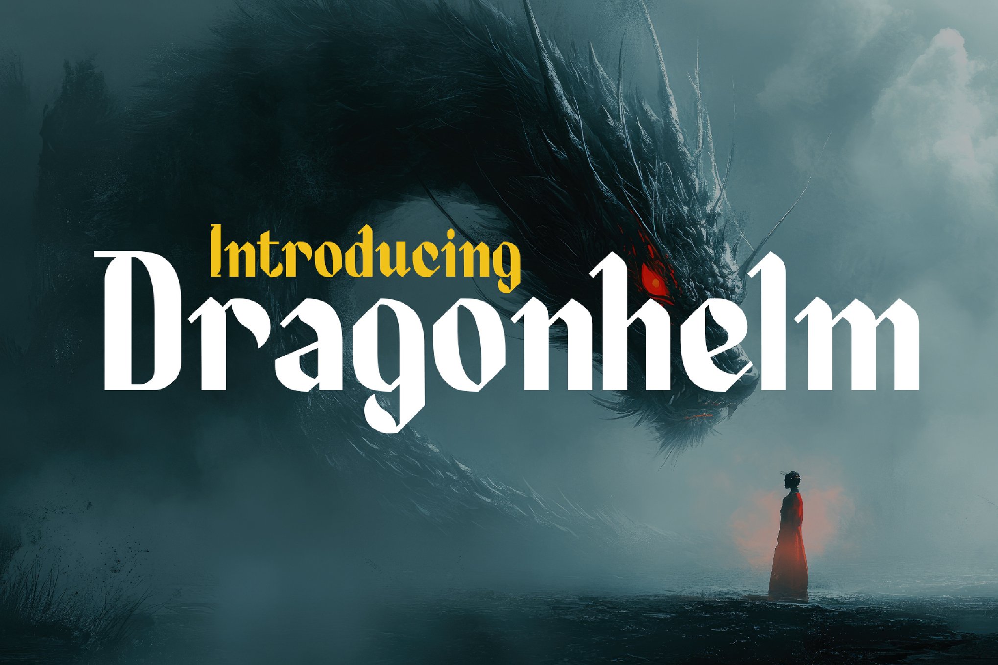 Dragonhelm - Medieval Fairytale Font