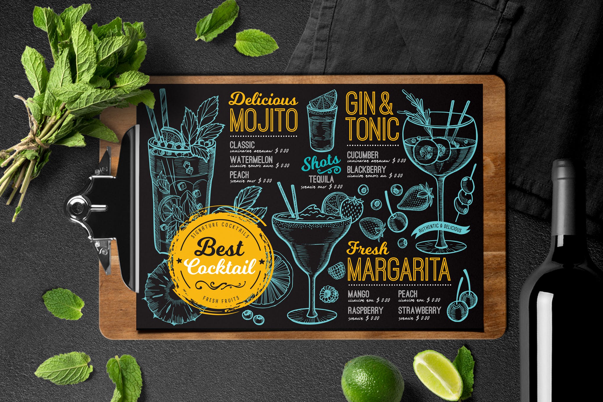 50+ Best Food & Drink Menu Templates 2021 Design Shack