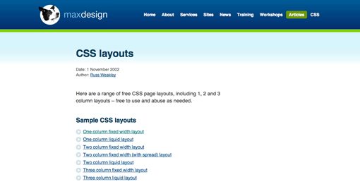 Free Css Fluid Layout Templates