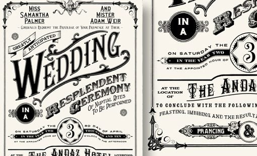 ds-wedding-16 50 Wonderful Wedding Invitation & Card Design Samples design tips 