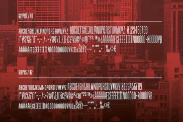 First alternate image for Due Credit Movie Poster Credits Font