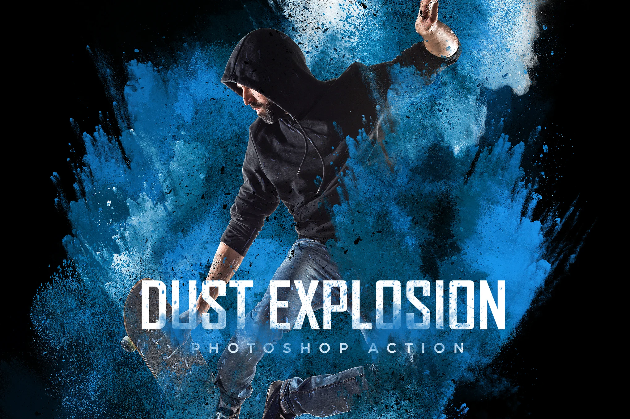 Dust Explosion Photoshop Action