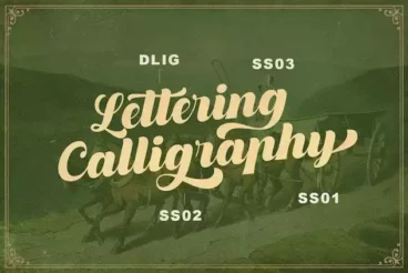 First alternate image for Dustland Vintage Baseball Font