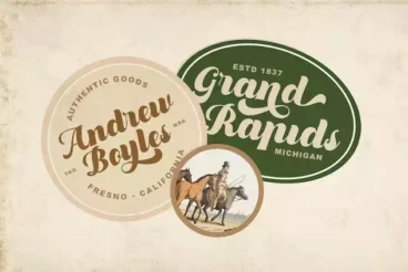 Second alternate image for Dustland Vintage Baseball Font