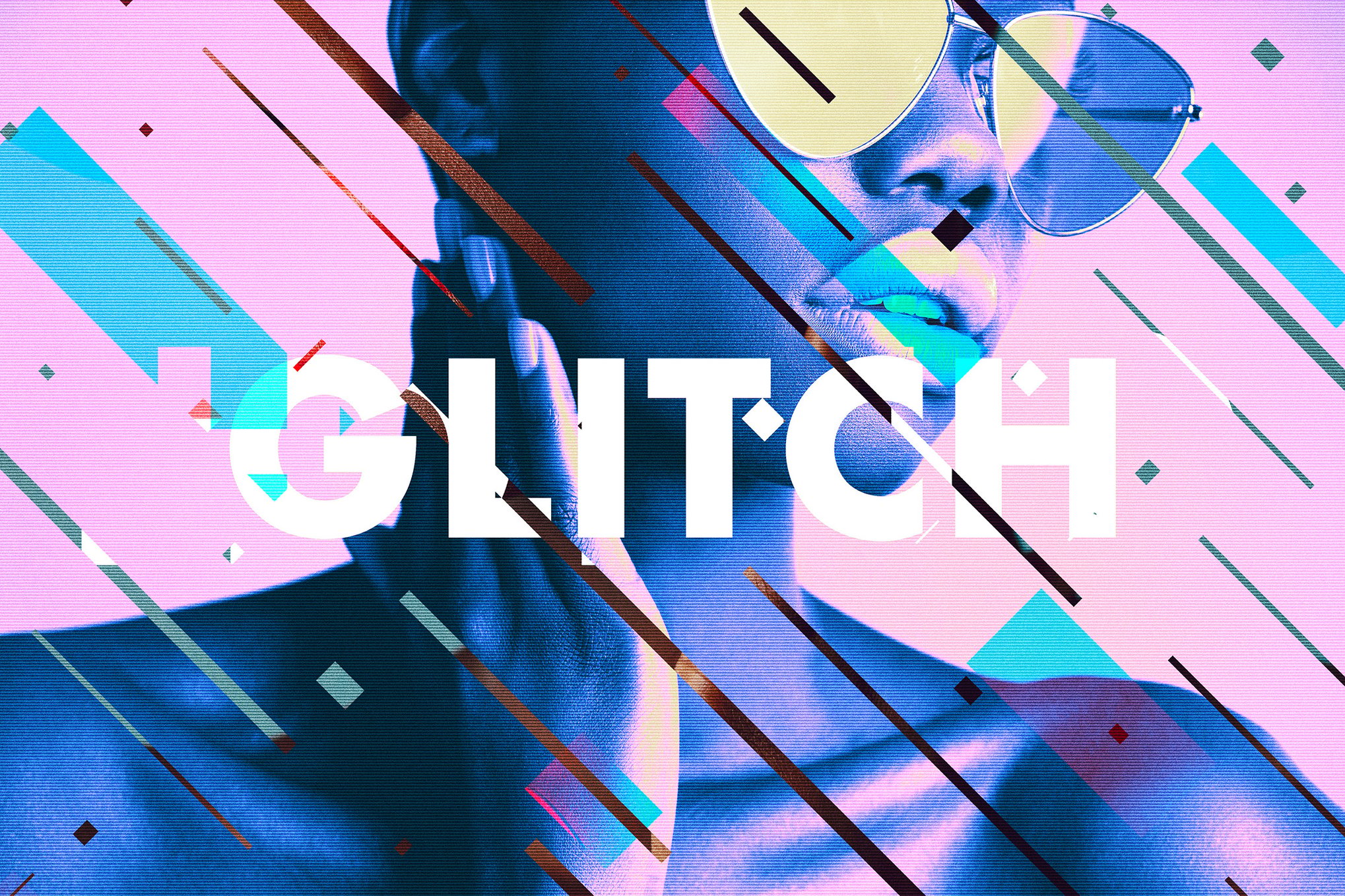 Dynamic Glitch Effect for Photoshop