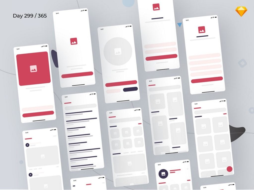 30+ Mobile App Wireframe Templates iPhone + Android Design Shack