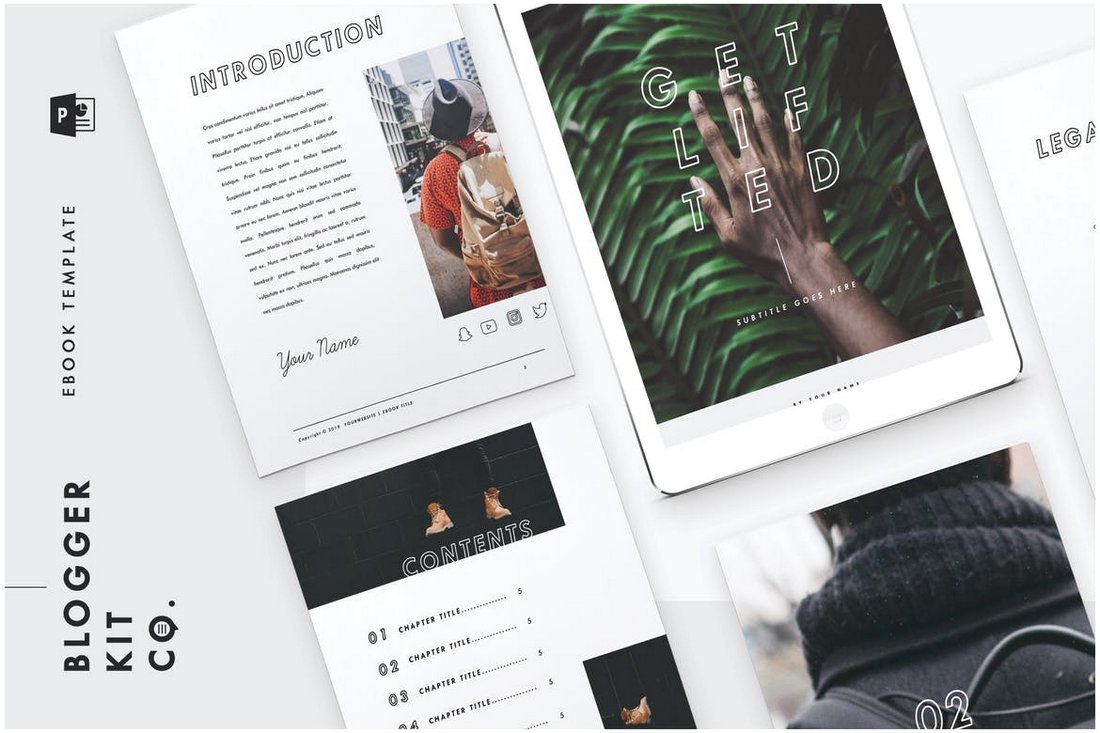 eBook Template - PowerPoint eBook & Flyer Template