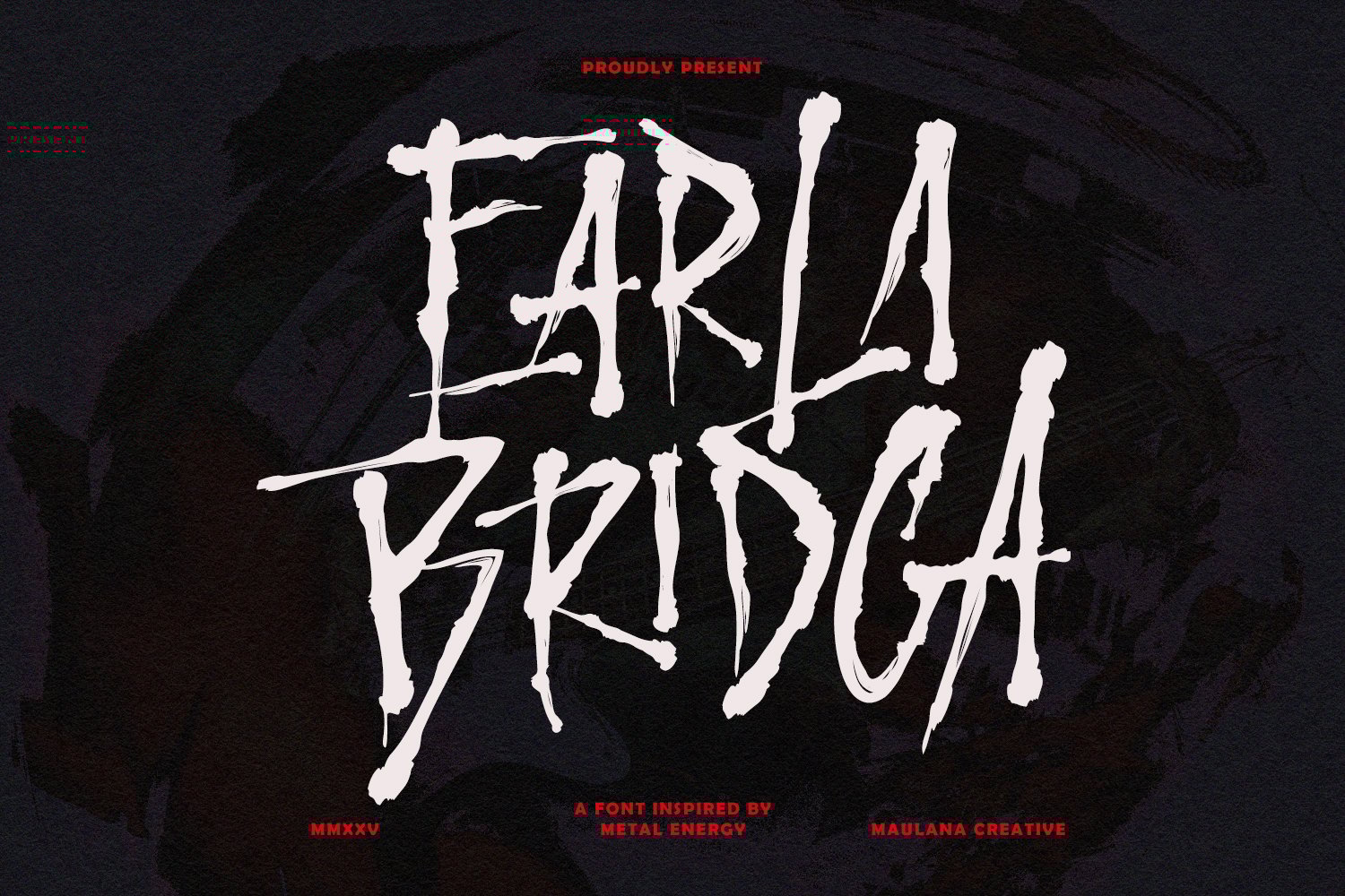 Earla Bridga - Aggressive Metal Font