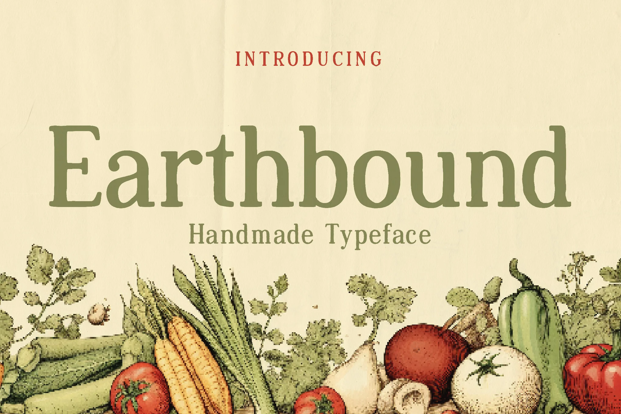 Earthbound - Organic Nature Font