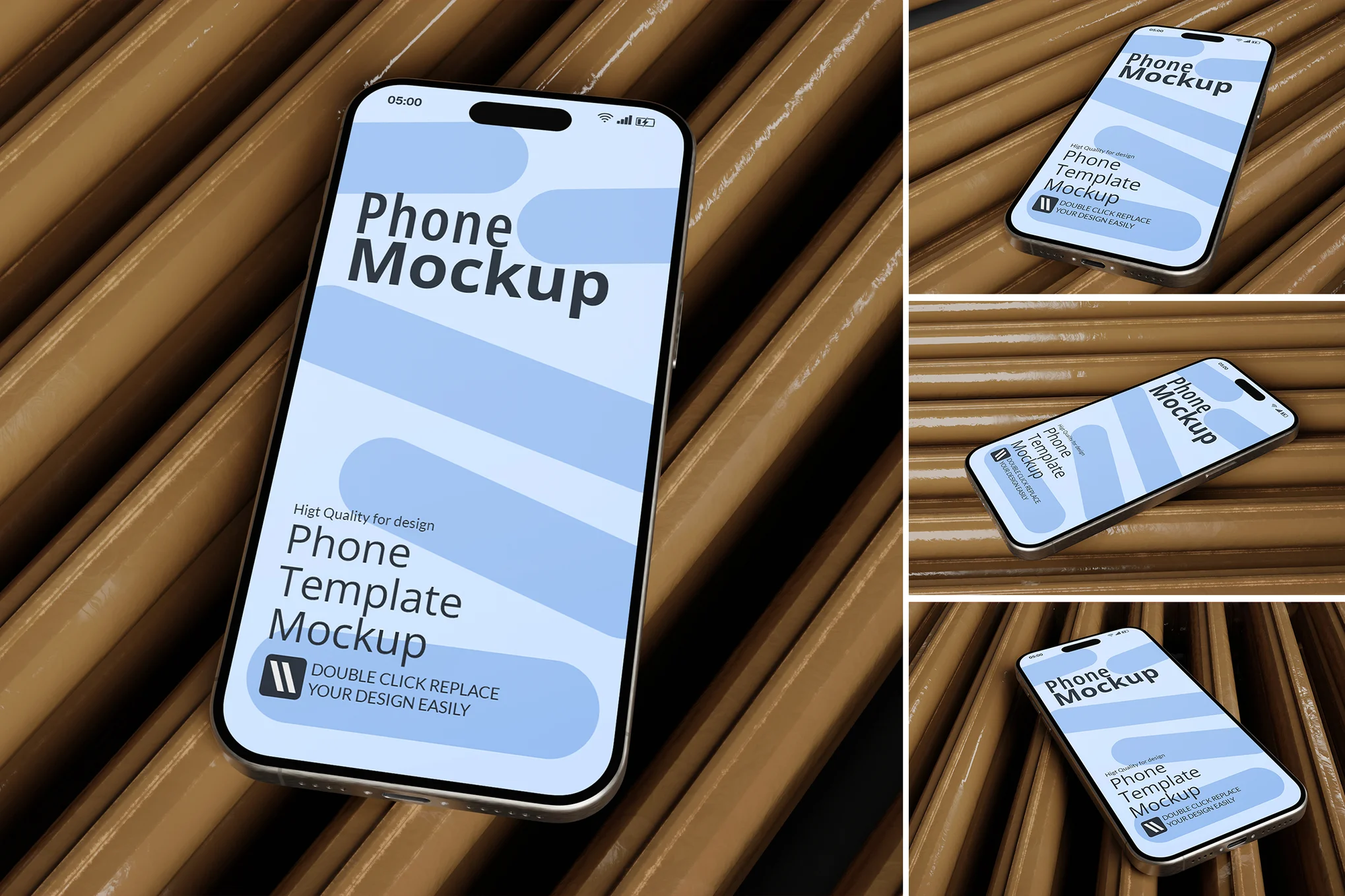 Editable iPhone 16 Mockup