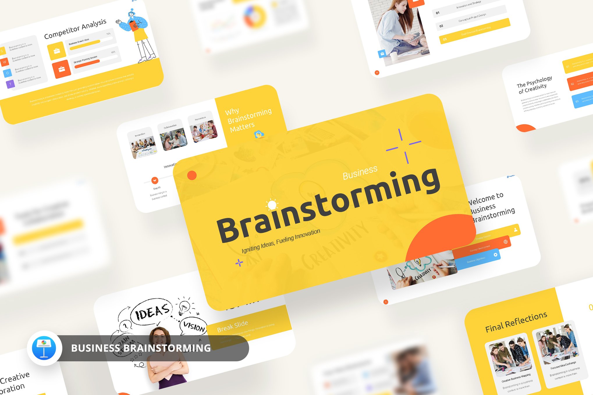 Education Brainstorming Keynote Template