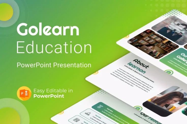 View Information about Golearn Education PowerPoint Template