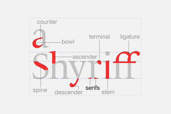 Typography design 101: a guide to rules and terms - 99designs