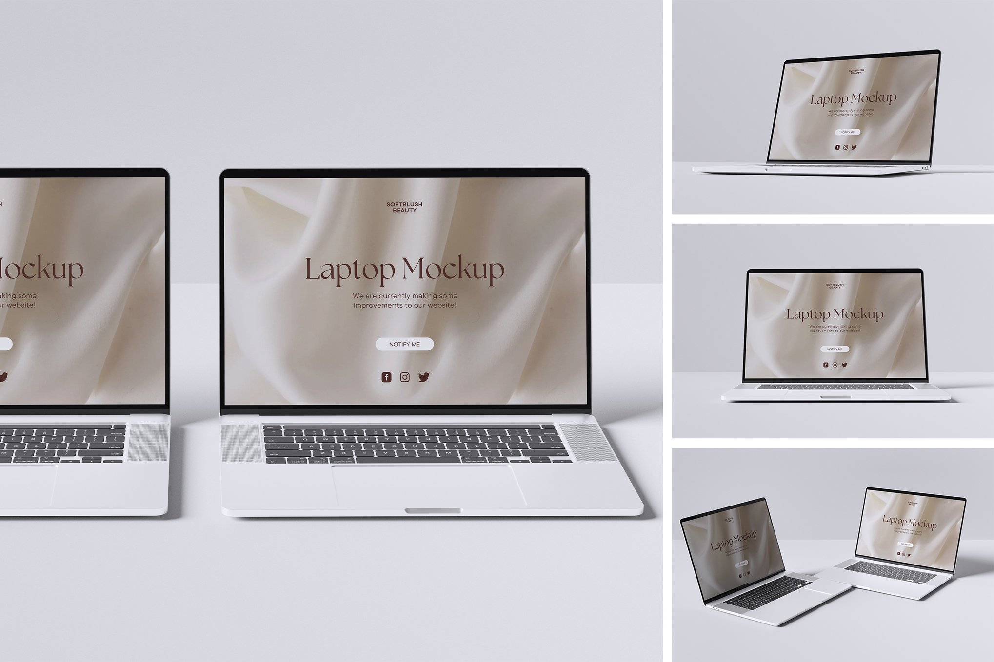 Elegant Laptop Mockup Templates