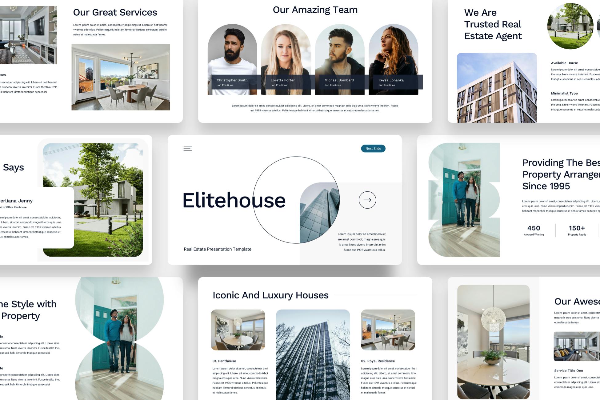 Elitehouse - Real Estate PowerPoint Template