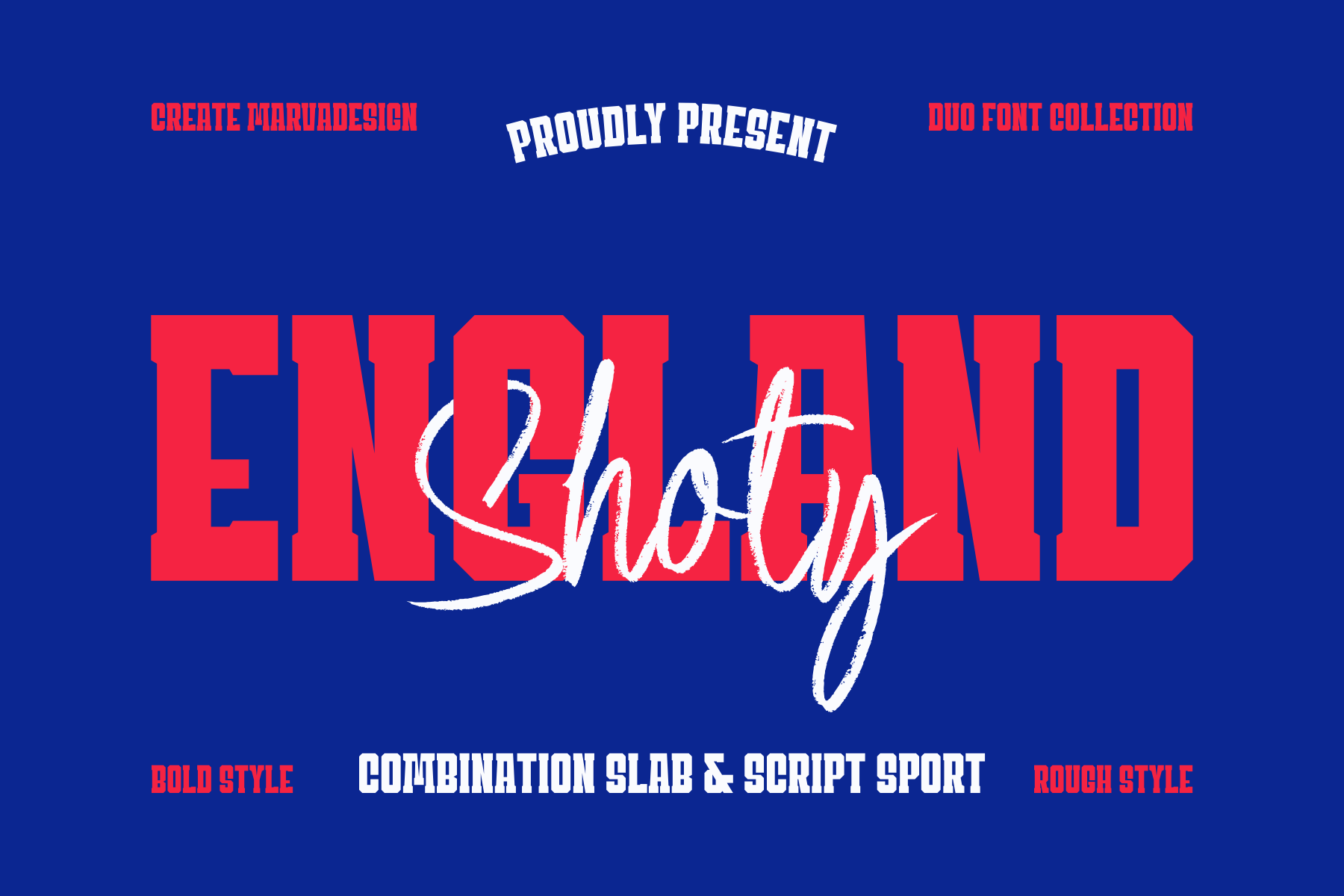 England Shoty - British Font Duo