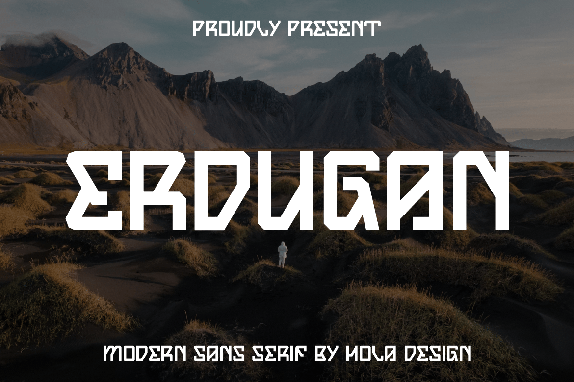 Erdugan - Modern Australian Font