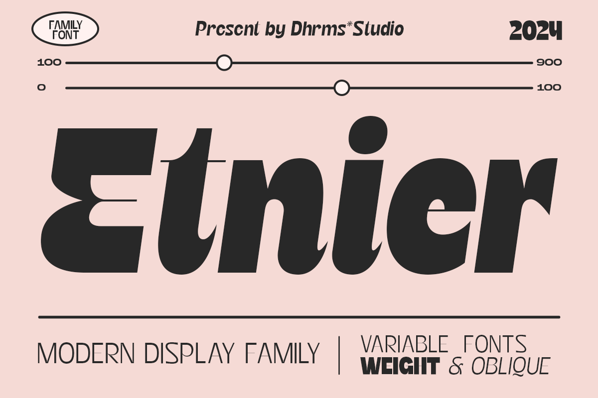 Etnier - Modern Spanish Style Font