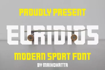 Euridios Modern Sport Font