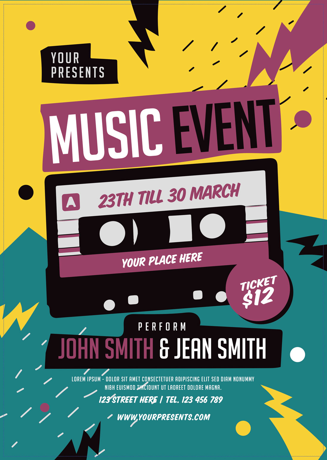 How to Make a Flyer for an Event (Using a Template) | Design Shack