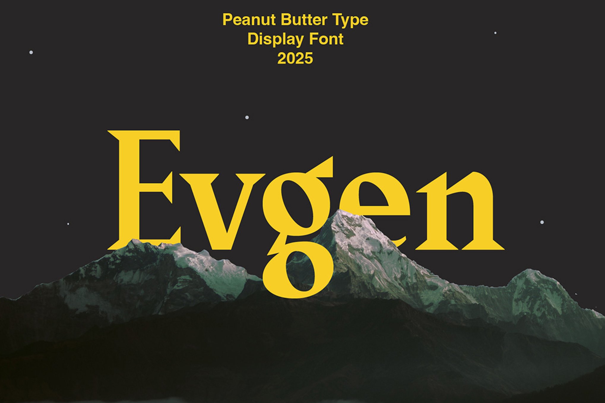 Evgen - Stylish Serif High-Contrast Font