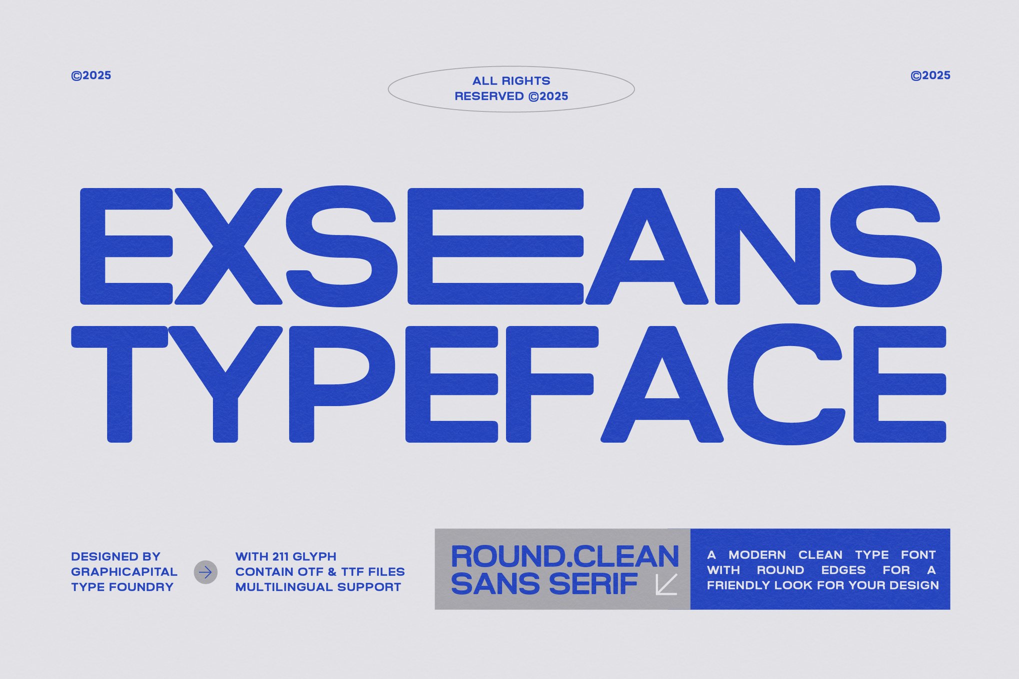 Exseans - Wide Expanded Font