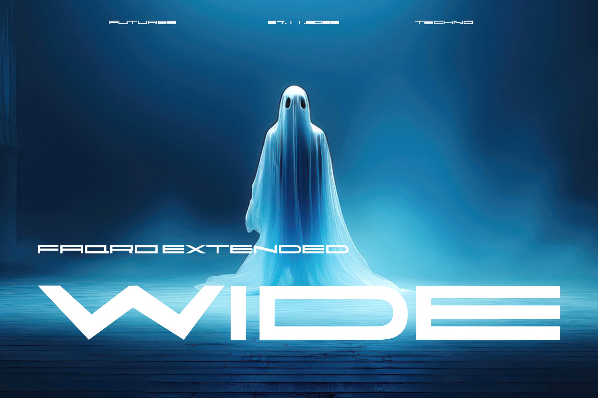 Faqro - Extended Wide Alien Font