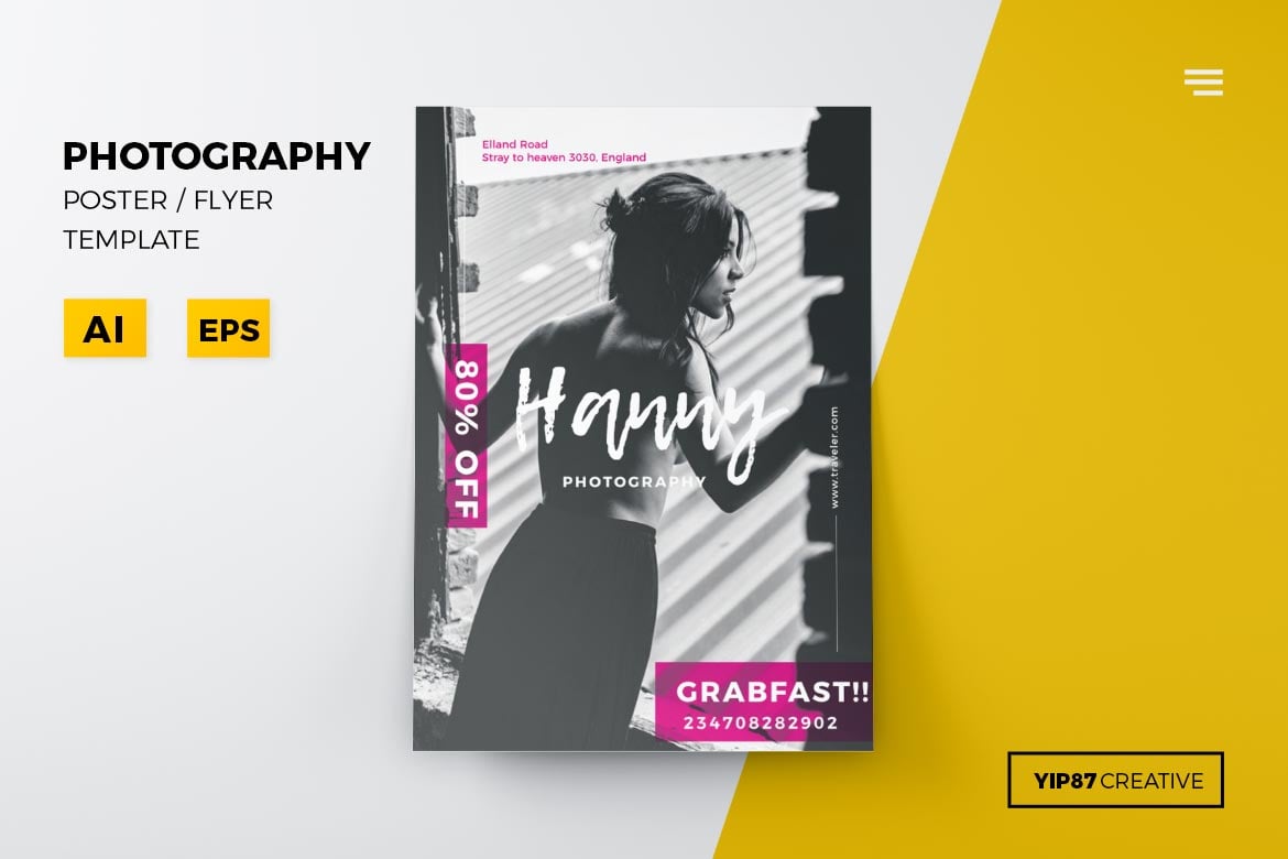 Fashion Photography Flyer Template