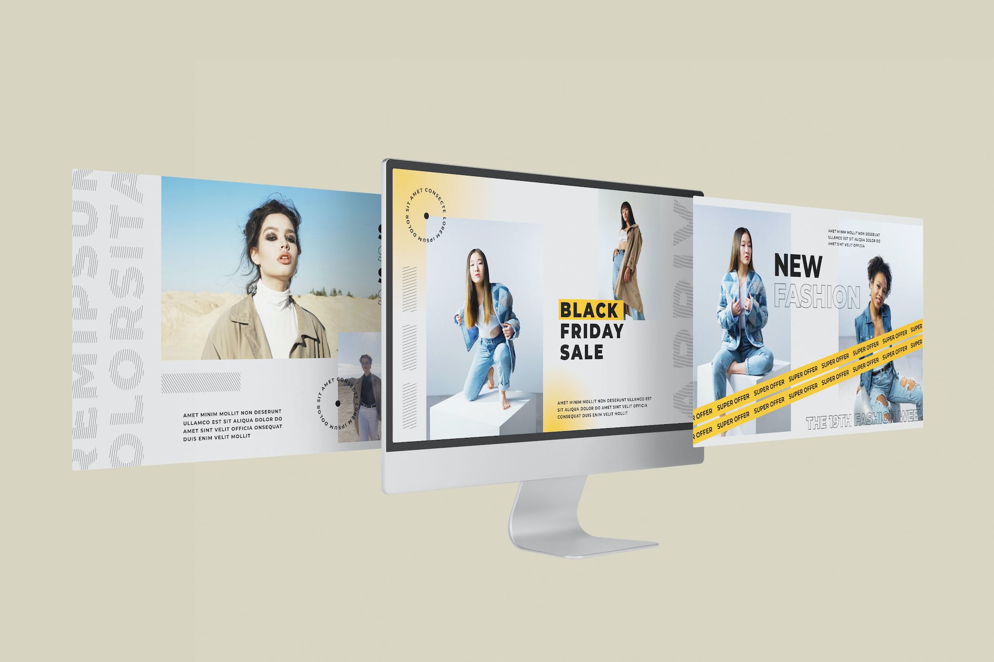 Fashion Slideshow Promo Template for Figma