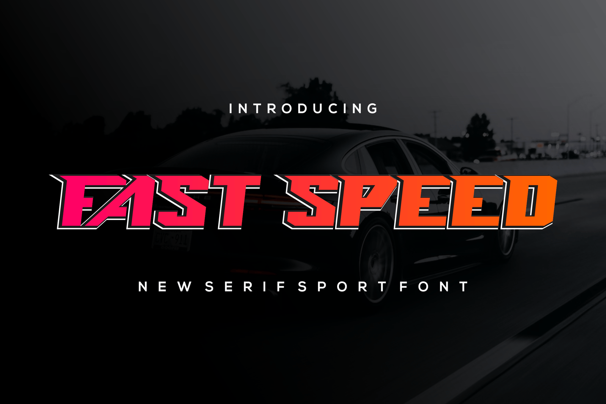 FastSpeed - Modern Kinetic Font