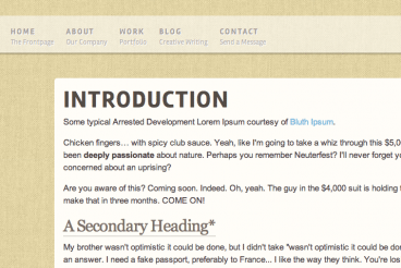 Unique CSS3 Header Styles for Copyfitting Typography