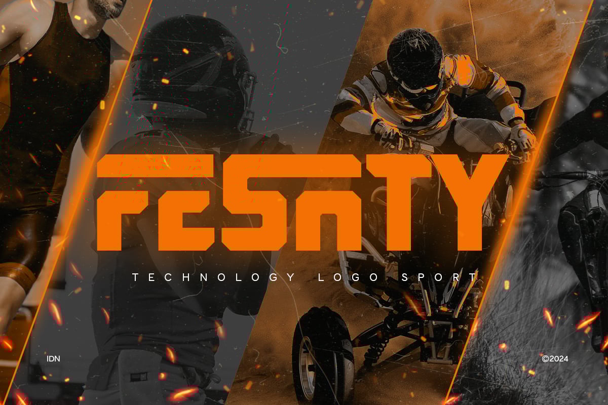 Fesaty - DynamicTechnology Logo Font