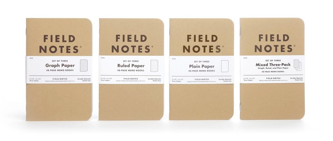 field-notes 6 Unique Notebooks for Designers design tips 