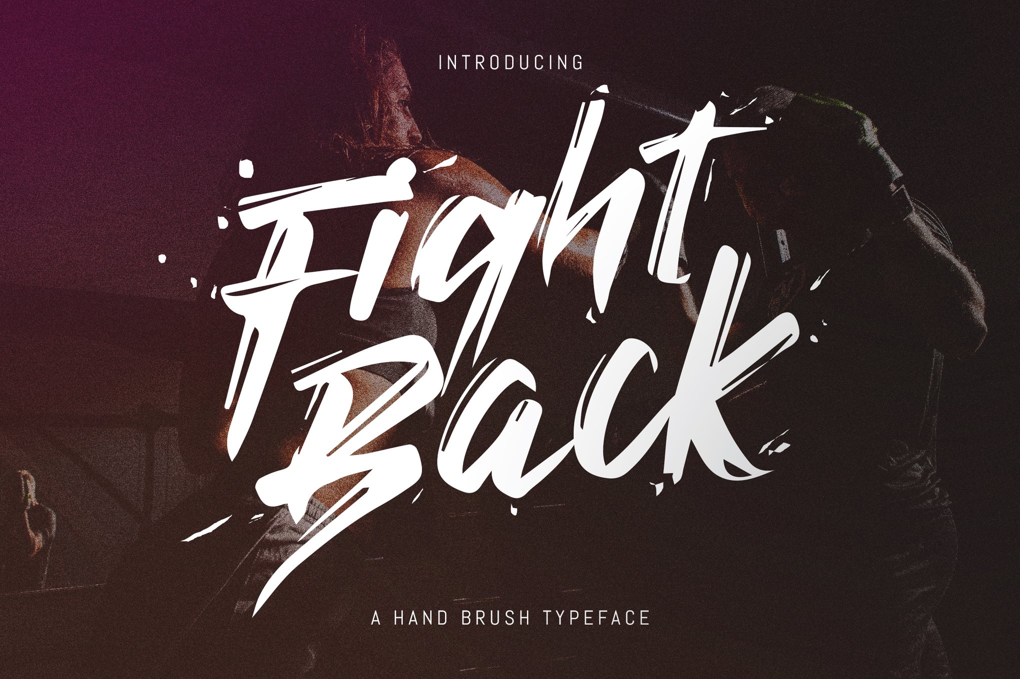 Fight Back - Hand Written Aggressive Font