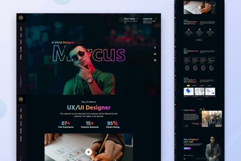25+ Best Figma Portfolio Templates & Examples | Design Shack