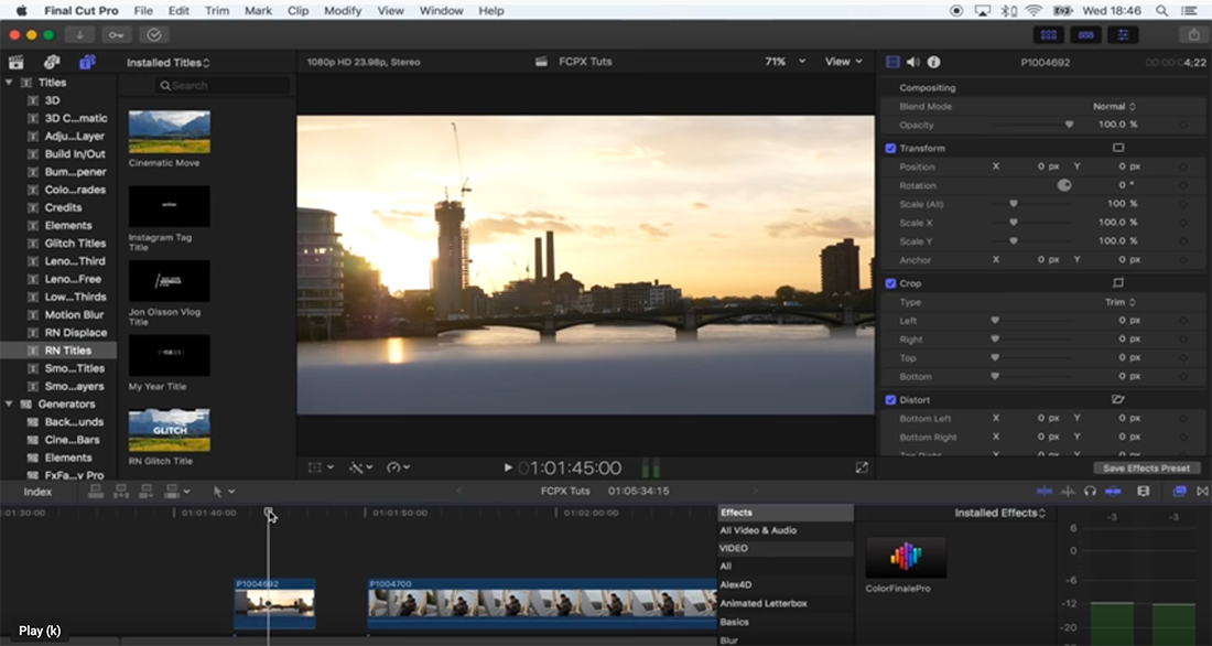 final-cut-jon 15+ Best Final Cut Pro Tutorials for Beginners 2020 design tips 