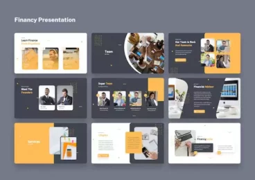 First alternate image for Financy Financial PowerPoint Template