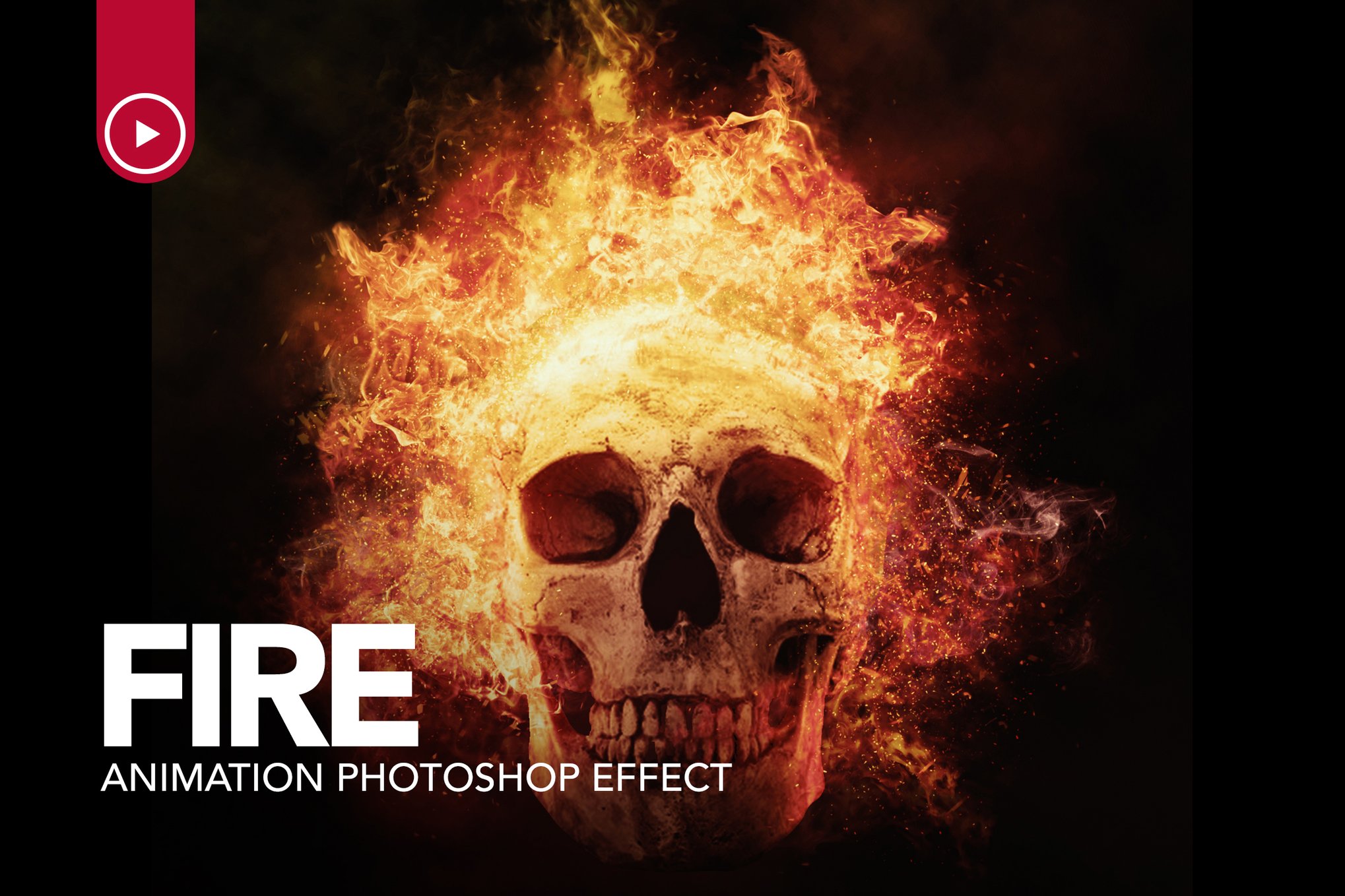 Fire Animation Effect Photoshop Action