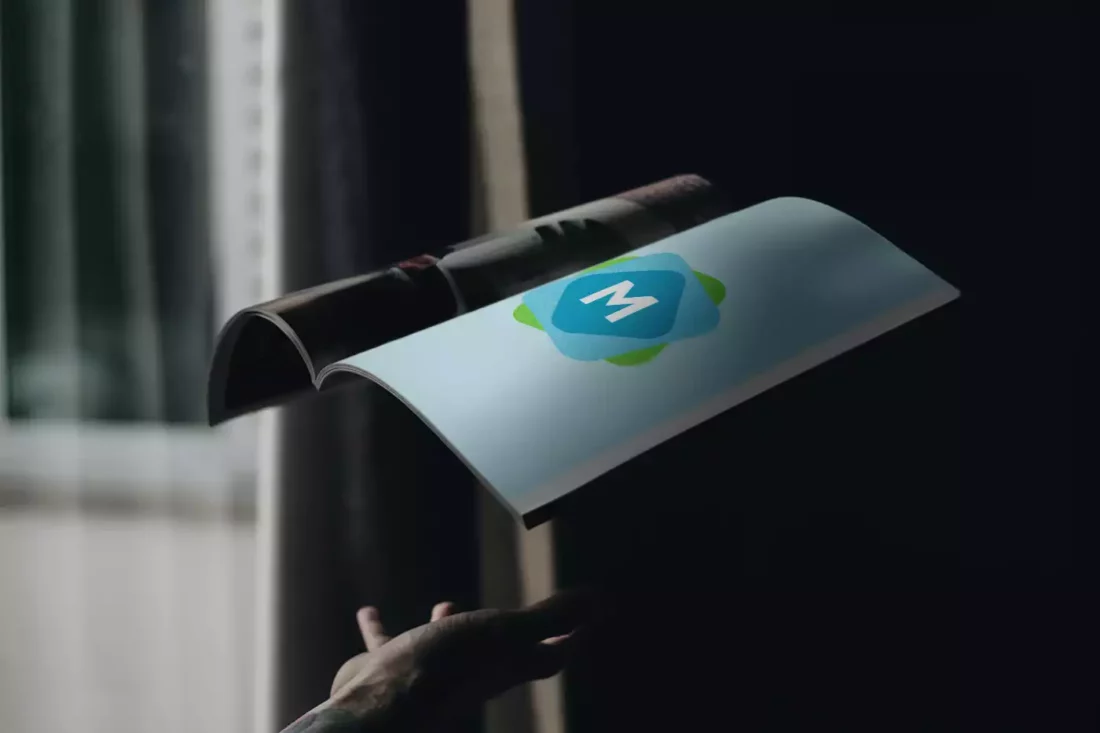 Floating Magazine Mockup PSD | Design Shack