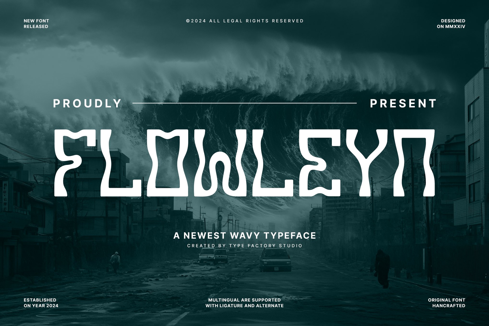 Flowleyn - Modern Wavy Font