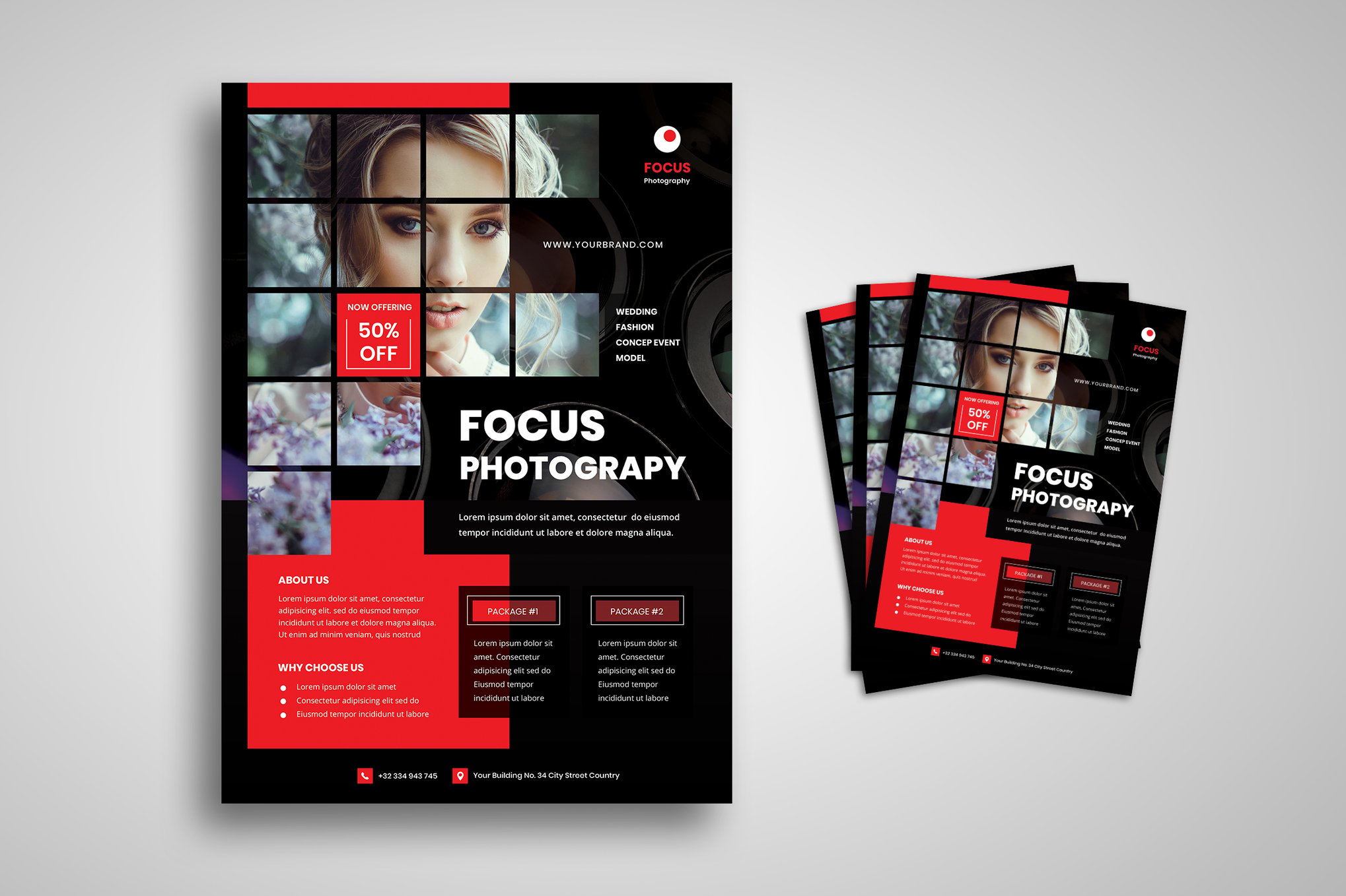 Focus Photography Flyer Template