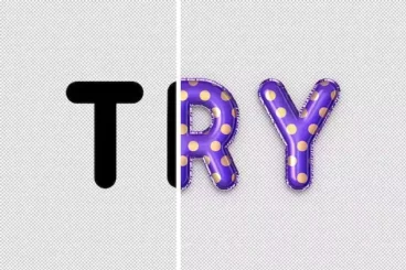 Second alternate image for Foil Balloon Photoshop Text Effects