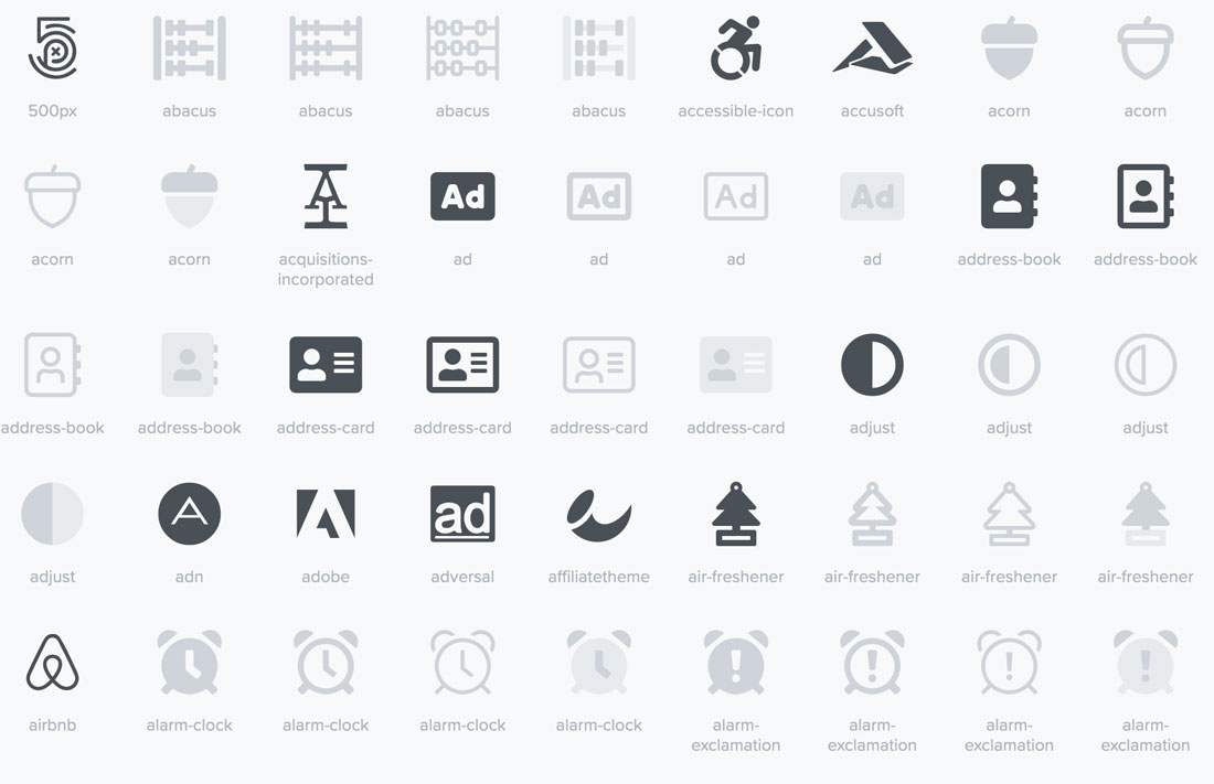 icon font