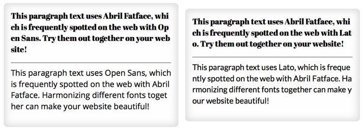 web fonts