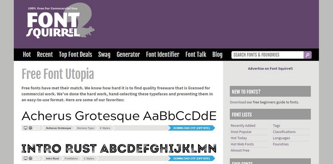 font-squirrel 10+ Best Places to Find Free Fonts design tips 