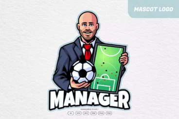 Football Manager Logo Template