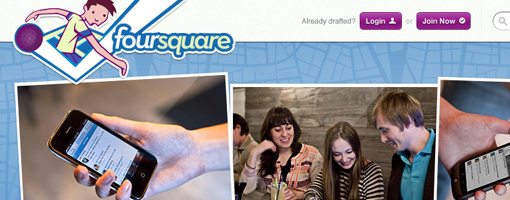 Foursquare alternate web design