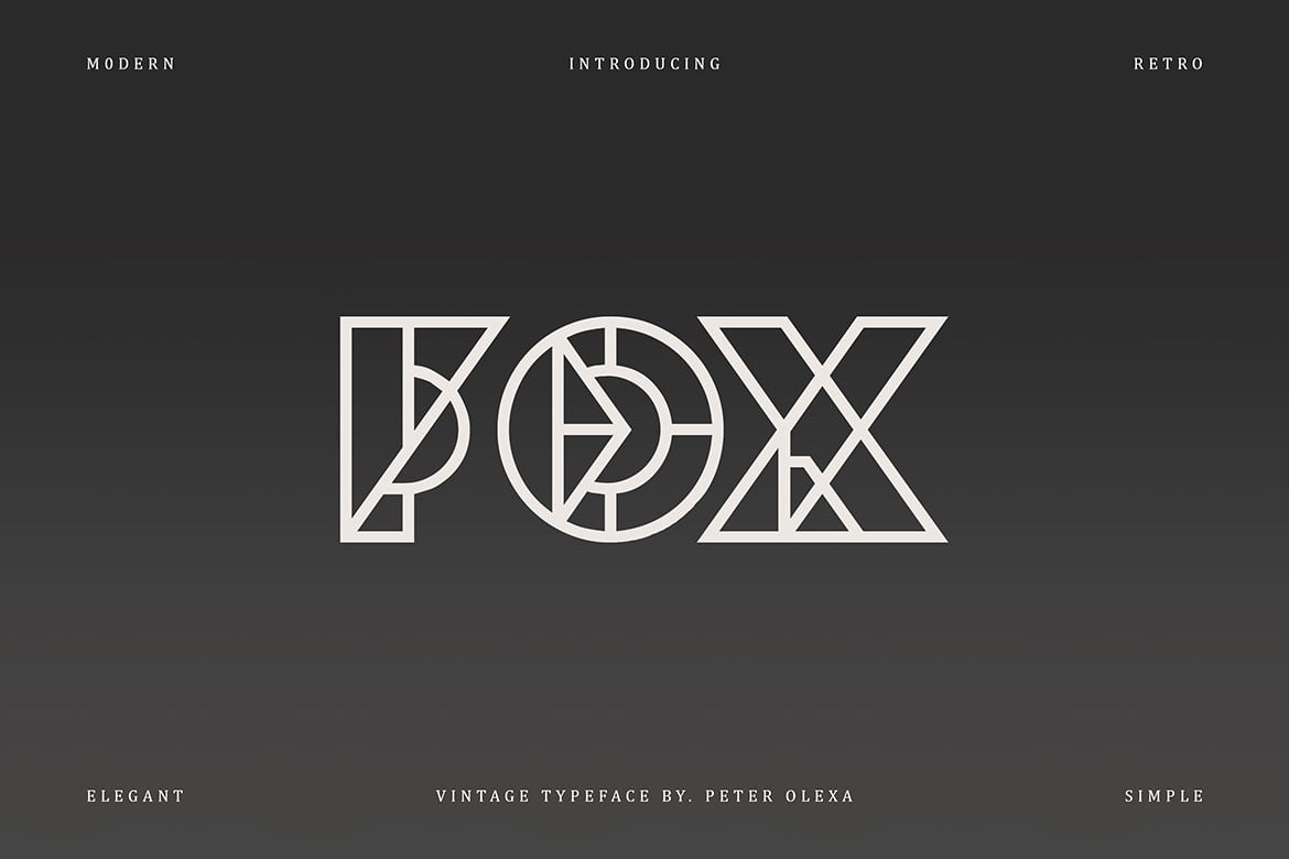 Fox - Architecture Logo Font